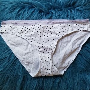 CK heart panties